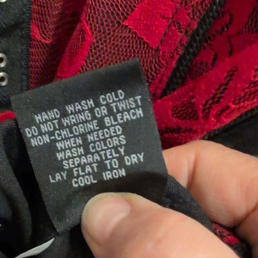 Hot Topic Red Bustier Camisole - Picture 4 of 5